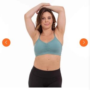 Handful Adjustable Comfort Sports Bra Blue Large
